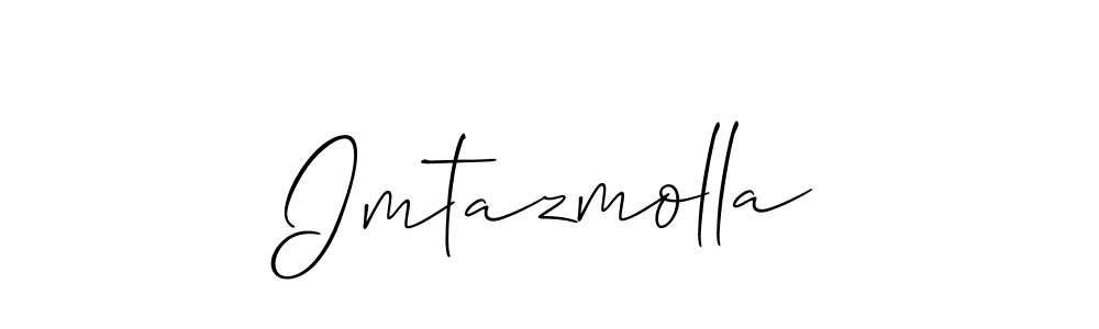 How to make Imtazmolla signature? Allison_Script is a professional autograph style. Create handwritten signature for Imtazmolla name. Imtazmolla signature style 2 images and pictures png