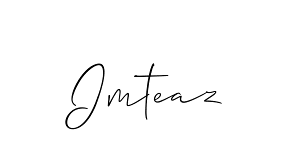 This is the best signature style for the Imteaz name. Also you like these signature font (Allison_Script). Mix name signature. Imteaz signature style 2 images and pictures png