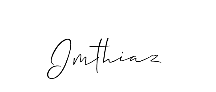 Make a short Imthiaz signature style. Manage your documents anywhere anytime using Allison_Script. Create and add eSignatures, submit forms, share and send files easily. Imthiaz signature style 2 images and pictures png