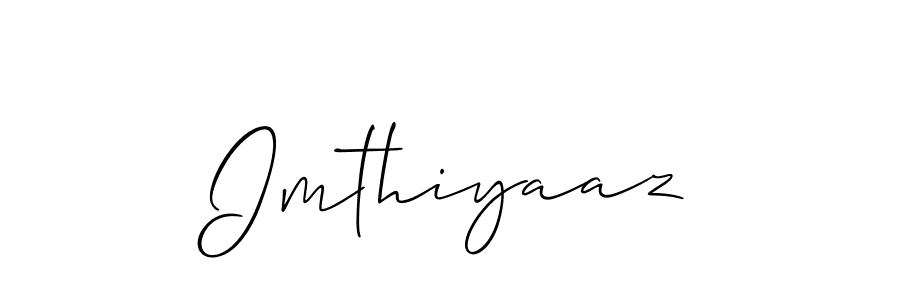 Imthiyaaz stylish signature style. Best Handwritten Sign (Allison_Script) for my name. Handwritten Signature Collection Ideas for my name Imthiyaaz. Imthiyaaz signature style 2 images and pictures png