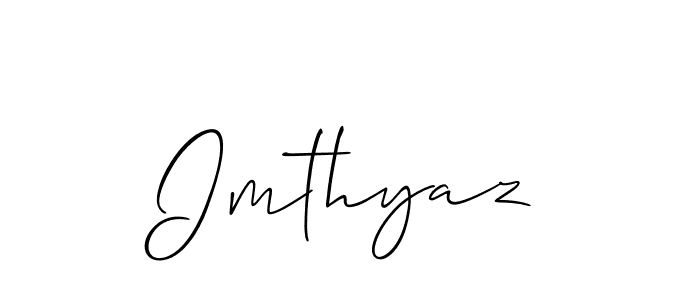 How to make Imthyaz name signature. Use Allison_Script style for creating short signs online. This is the latest handwritten sign. Imthyaz signature style 2 images and pictures png