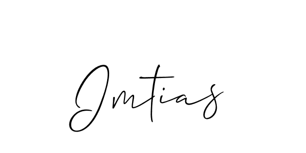 You should practise on your own different ways (Allison_Script) to write your name (Imtias) in signature. don't let someone else do it for you. Imtias signature style 2 images and pictures png