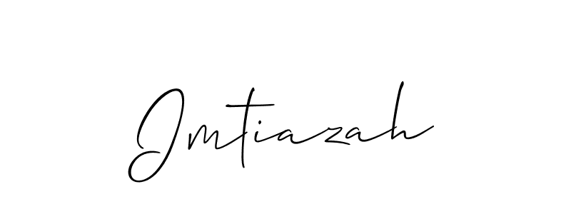 How to Draw Imtiazah signature style? Allison_Script is a latest design signature styles for name Imtiazah. Imtiazah signature style 2 images and pictures png