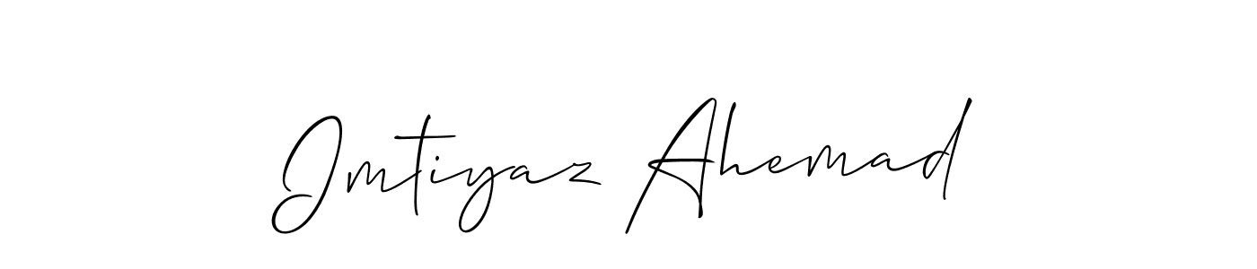 This is the best signature style for the Imtiyaz Ahemad name. Also you like these signature font (Allison_Script). Mix name signature. Imtiyaz Ahemad signature style 2 images and pictures png