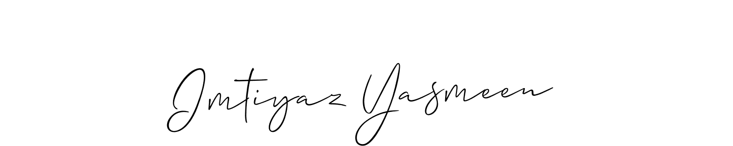 Once you've used our free online signature maker to create your best signature Allison_Script style, it's time to enjoy all of the benefits that Imtiyaz Yasmeen name signing documents. Imtiyaz Yasmeen signature style 2 images and pictures png