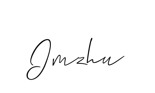 Here are the top 10 professional signature styles for the name Imzhu. These are the best autograph styles you can use for your name. Imzhu signature style 2 images and pictures png