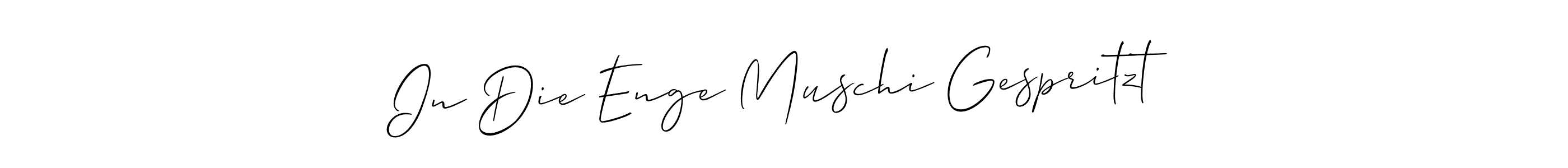 Make a beautiful signature design for name In Die Enge Muschi Gespritzt. Use this online signature maker to create a handwritten signature for free. In Die Enge Muschi Gespritzt signature style 2 images and pictures png