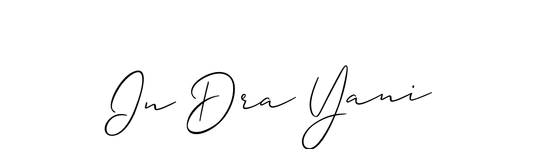 Similarly Allison_Script is the best handwritten signature design. Signature creator online .You can use it as an online autograph creator for name In Dra Yani. In Dra Yani signature style 2 images and pictures png