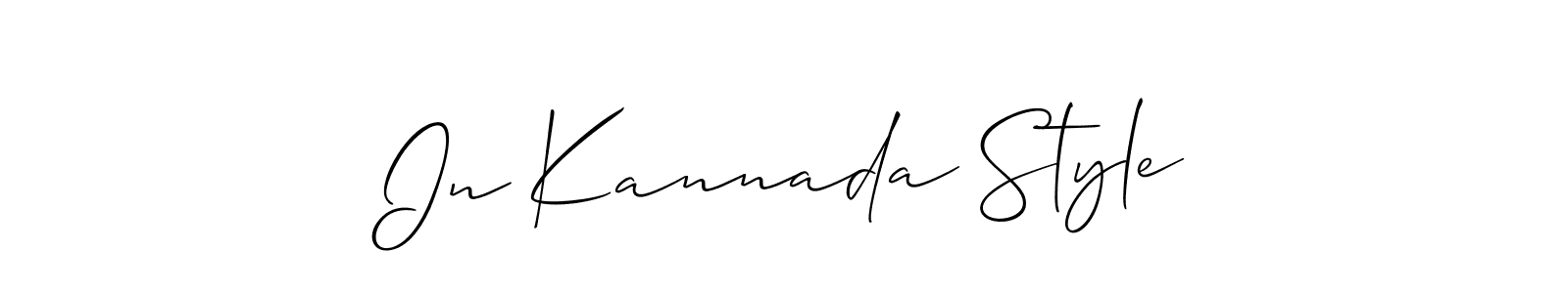 See photos of In Kannada Style official signature by Spectra . Check more albums & portfolios. Read reviews & check more about Allison_Script font. In Kannada Style signature style 2 images and pictures png