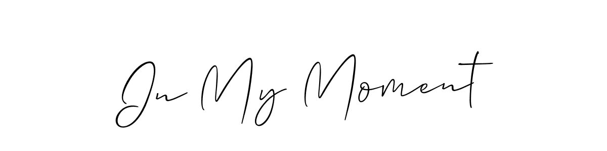 Make a beautiful signature design for name In My Moment. Use this online signature maker to create a handwritten signature for free. In My Moment signature style 2 images and pictures png