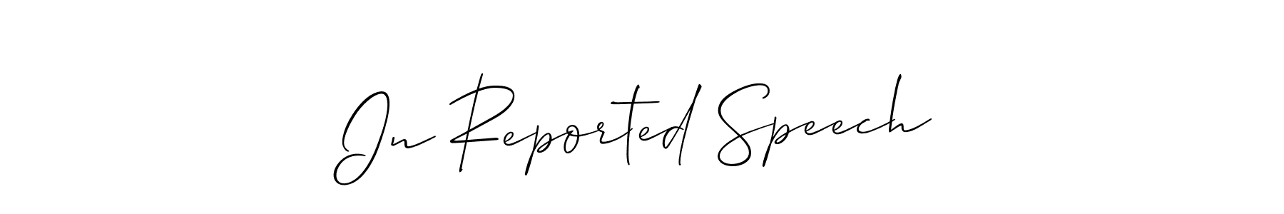You can use this online signature creator to create a handwritten signature for the name In Reported Speech. This is the best online autograph maker. In Reported Speech signature style 2 images and pictures png