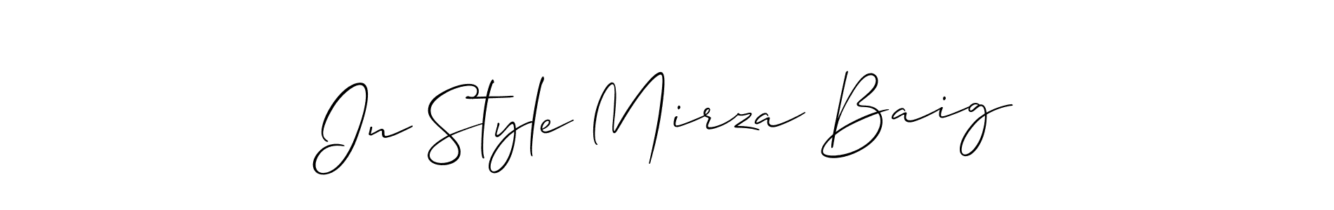 See photos of In Style Mirza Baig official signature by Spectra . Check more albums & portfolios. Read reviews & check more about Allison_Script font. In Style Mirza Baig signature style 2 images and pictures png
