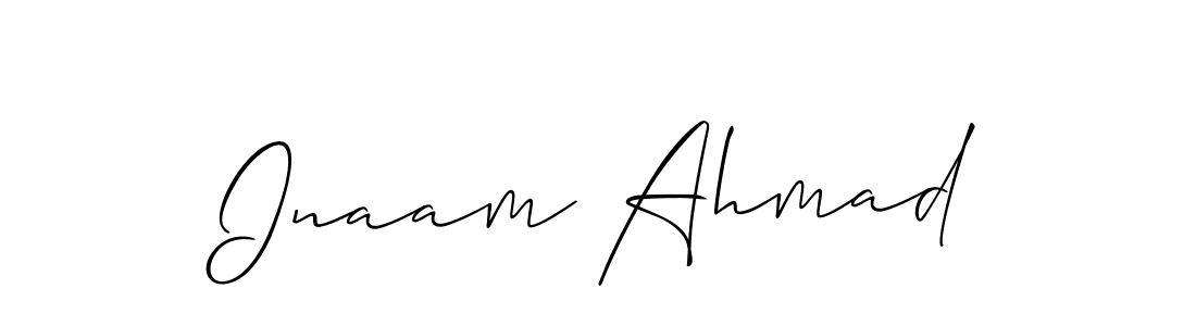 See photos of Inaam Ahmad official signature by Spectra . Check more albums & portfolios. Read reviews & check more about Allison_Script font. Inaam Ahmad signature style 2 images and pictures png