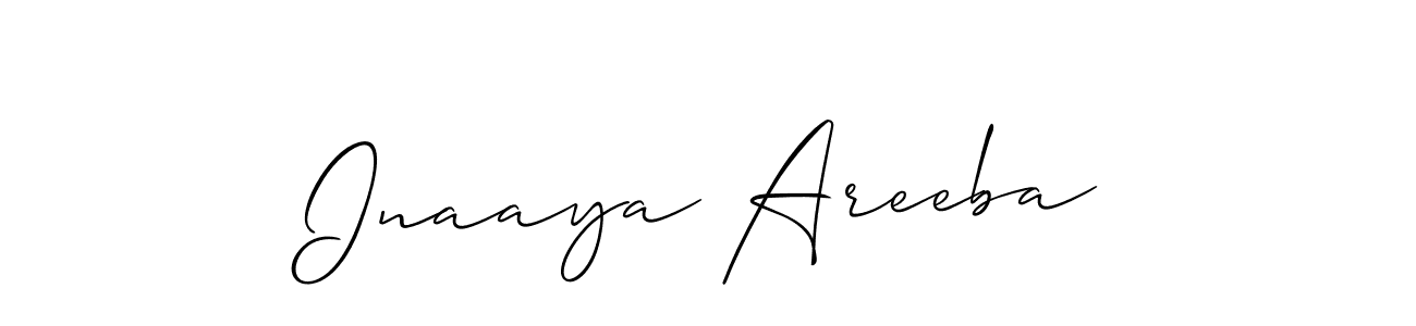 You can use this online signature creator to create a handwritten signature for the name Inaaya Areeba. This is the best online autograph maker. Inaaya Areeba signature style 2 images and pictures png