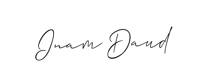 Once you've used our free online signature maker to create your best signature Allison_Script style, it's time to enjoy all of the benefits that Inam Daud name signing documents. Inam Daud signature style 2 images and pictures png