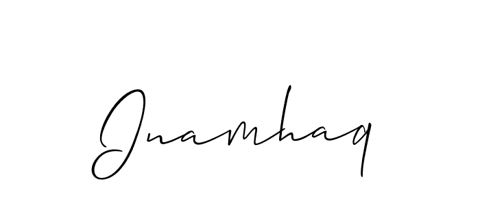 Once you've used our free online signature maker to create your best signature Allison_Script style, it's time to enjoy all of the benefits that Inamhaq name signing documents. Inamhaq signature style 2 images and pictures png