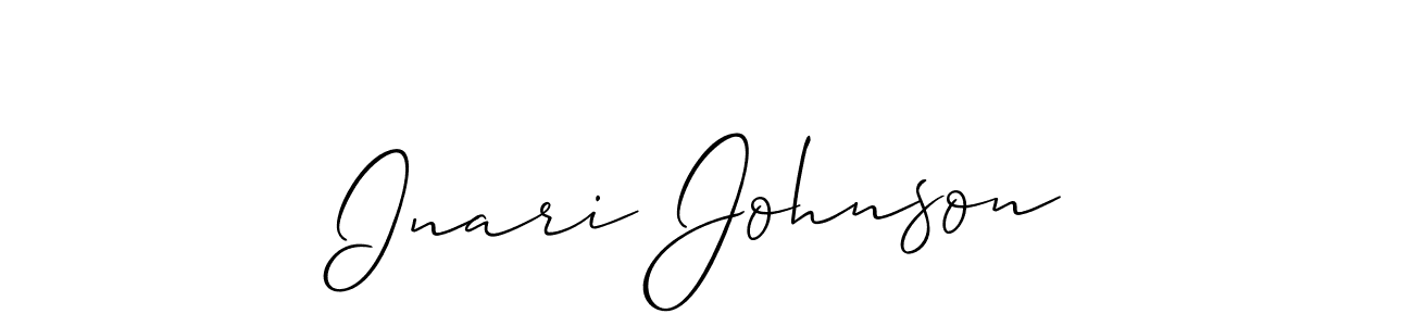 Make a beautiful signature design for name Inari Johnson. Use this online signature maker to create a handwritten signature for free. Inari Johnson signature style 2 images and pictures png