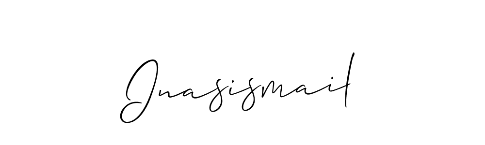 Best and Professional Signature Style for Inasismail. Allison_Script Best Signature Style Collection. Inasismail signature style 2 images and pictures png
