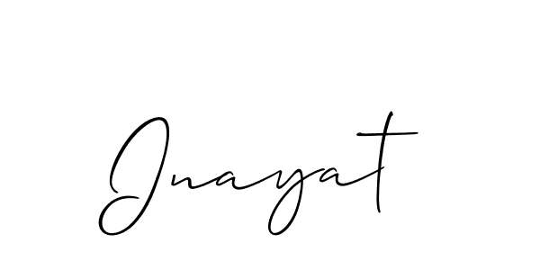 if you are searching for the best signature style for your name Inayat. so please give up your signature search. here we have designed multiple signature styles  using Allison_Script. Inayat signature style 2 images and pictures png