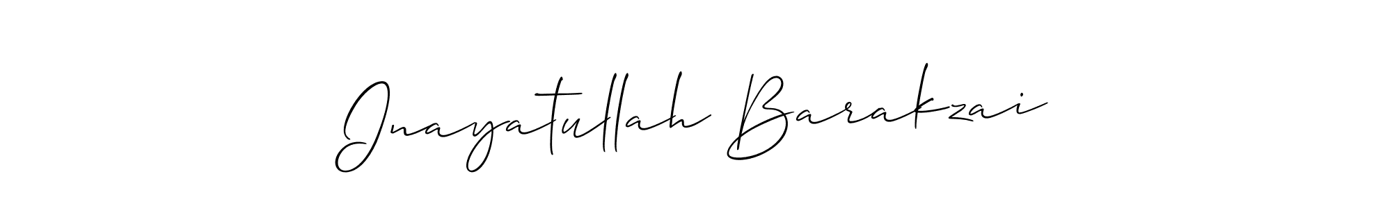 Also You can easily find your signature by using the search form. We will create Inayatullah Barakzai name handwritten signature images for you free of cost using Allison_Script sign style. Inayatullah Barakzai signature style 2 images and pictures png