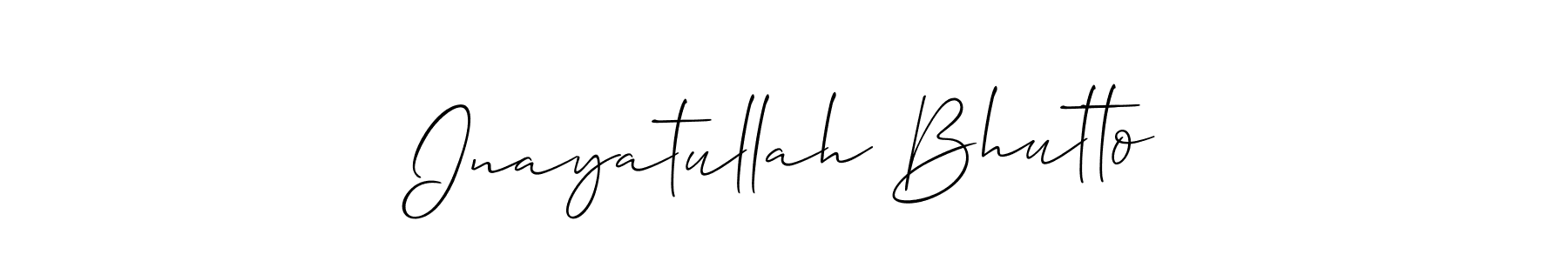 Make a beautiful signature design for name Inayatullah Bhutto. Use this online signature maker to create a handwritten signature for free. Inayatullah Bhutto signature style 2 images and pictures png