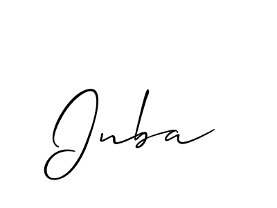 Once you've used our free online signature maker to create your best signature Allison_Script style, it's time to enjoy all of the benefits that Inba name signing documents. Inba signature style 2 images and pictures png