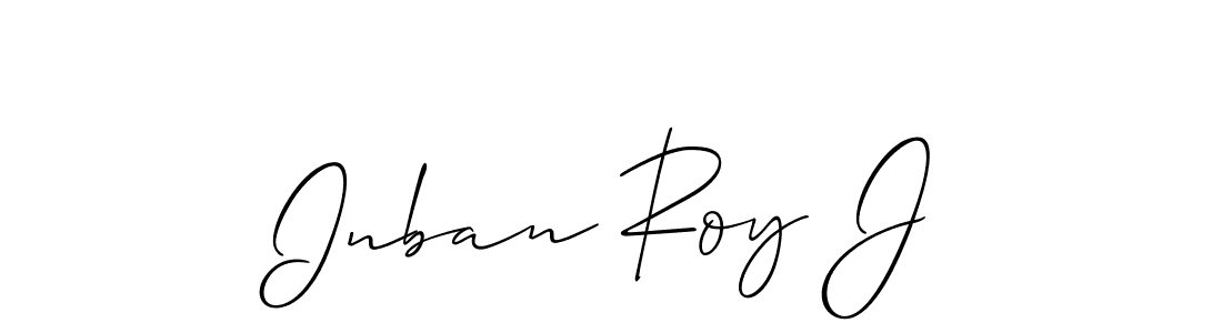 Make a short Inban Roy J signature style. Manage your documents anywhere anytime using Allison_Script. Create and add eSignatures, submit forms, share and send files easily. Inban Roy J signature style 2 images and pictures png