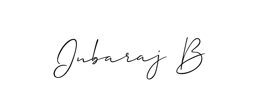 Make a beautiful signature design for name Inbaraj B. Use this online signature maker to create a handwritten signature for free. Inbaraj B signature style 2 images and pictures png