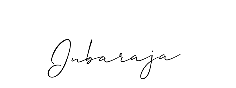 Inbaraja stylish signature style. Best Handwritten Sign (Allison_Script) for my name. Handwritten Signature Collection Ideas for my name Inbaraja. Inbaraja signature style 2 images and pictures png