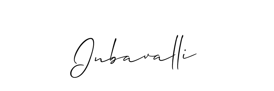 It looks lik you need a new signature style for name Inbavalli. Design unique handwritten (Allison_Script) signature with our free signature maker in just a few clicks. Inbavalli signature style 2 images and pictures png