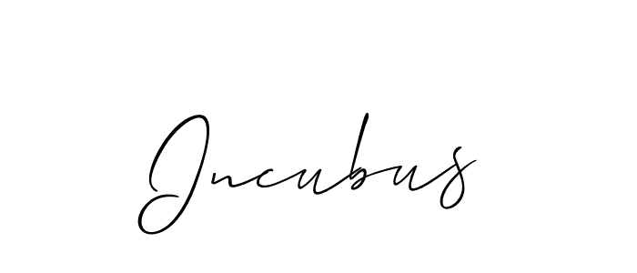 Make a short Incubus signature style. Manage your documents anywhere anytime using Allison_Script. Create and add eSignatures, submit forms, share and send files easily. Incubus signature style 2 images and pictures png