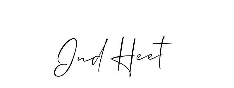 You can use this online signature creator to create a handwritten signature for the name Ind Heet. This is the best online autograph maker. Ind Heet signature style 2 images and pictures png