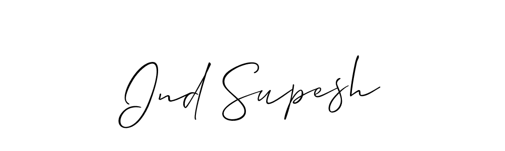 How to Draw Ind Supesh signature style? Allison_Script is a latest design signature styles for name Ind Supesh. Ind Supesh signature style 2 images and pictures png