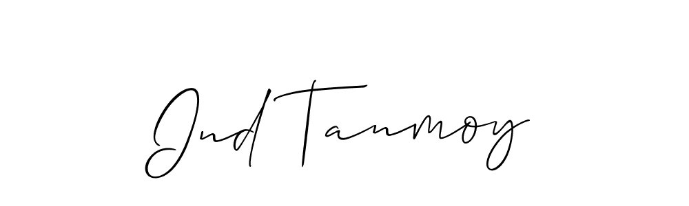 Best and Professional Signature Style for Ind Tanmoy. Allison_Script Best Signature Style Collection. Ind Tanmoy signature style 2 images and pictures png