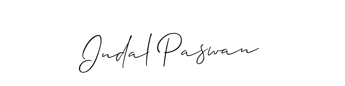 It looks lik you need a new signature style for name Indal Paswan. Design unique handwritten (Allison_Script) signature with our free signature maker in just a few clicks. Indal Paswan signature style 2 images and pictures png