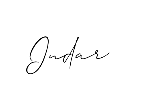 Also You can easily find your signature by using the search form. We will create Indar name handwritten signature images for you free of cost using Allison_Script sign style. Indar signature style 2 images and pictures png