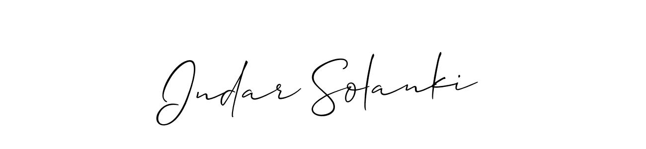 Make a beautiful signature design for name Indar Solanki. Use this online signature maker to create a handwritten signature for free. Indar Solanki signature style 2 images and pictures png