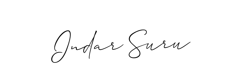 Make a beautiful signature design for name Indar Suru. Use this online signature maker to create a handwritten signature for free. Indar Suru signature style 2 images and pictures png