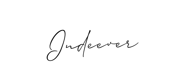 You should practise on your own different ways (Allison_Script) to write your name (Indeever) in signature. don't let someone else do it for you. Indeever signature style 2 images and pictures png