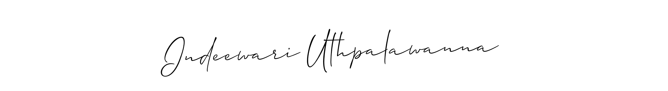 You can use this online signature creator to create a handwritten signature for the name Indeewari Uthpalawanna. This is the best online autograph maker. Indeewari Uthpalawanna signature style 2 images and pictures png