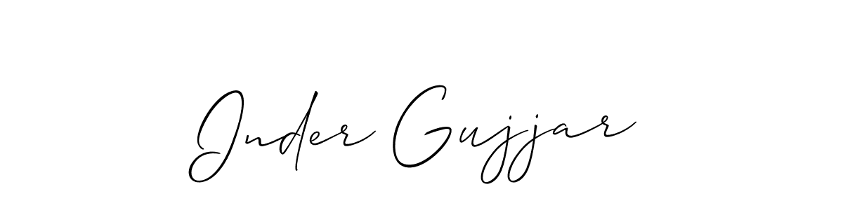 Once you've used our free online signature maker to create your best signature Allison_Script style, it's time to enjoy all of the benefits that Inder Gujjar name signing documents. Inder Gujjar signature style 2 images and pictures png