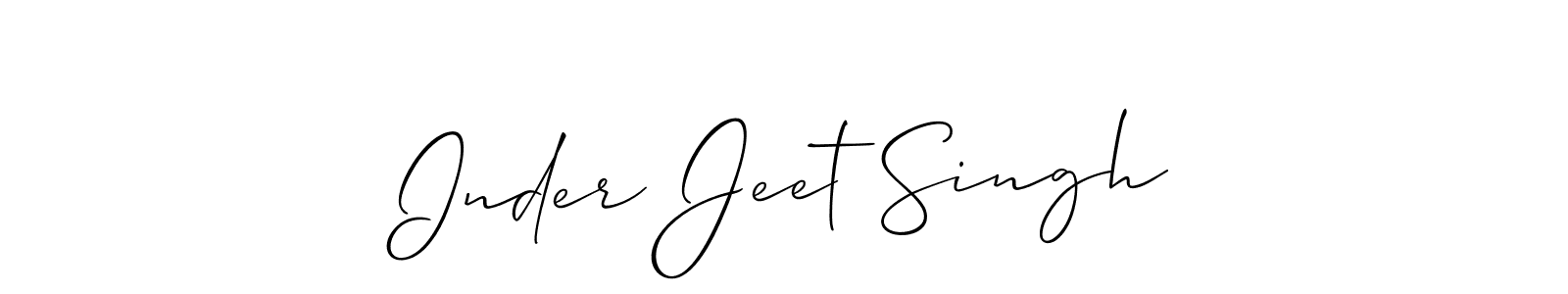 It looks lik you need a new signature style for name Inder Jeet Singh. Design unique handwritten (Allison_Script) signature with our free signature maker in just a few clicks. Inder Jeet Singh signature style 2 images and pictures png