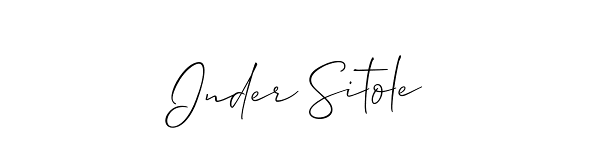 Once you've used our free online signature maker to create your best signature Allison_Script style, it's time to enjoy all of the benefits that Inder Sitole name signing documents. Inder Sitole signature style 2 images and pictures png