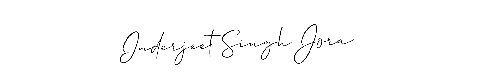 How to Draw Inderjeet Singh Jora signature style? Allison_Script is a latest design signature styles for name Inderjeet Singh Jora. Inderjeet Singh Jora signature style 2 images and pictures png