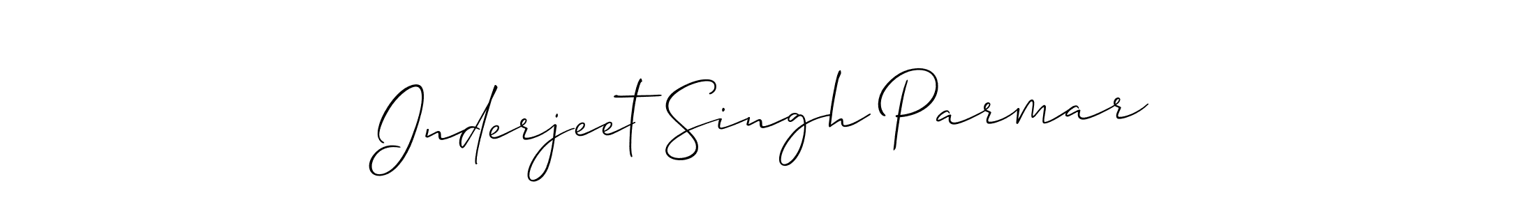 Use a signature maker to create a handwritten signature online. With this signature software, you can design (Allison_Script) your own signature for name Inderjeet Singh Parmar. Inderjeet Singh Parmar signature style 2 images and pictures png