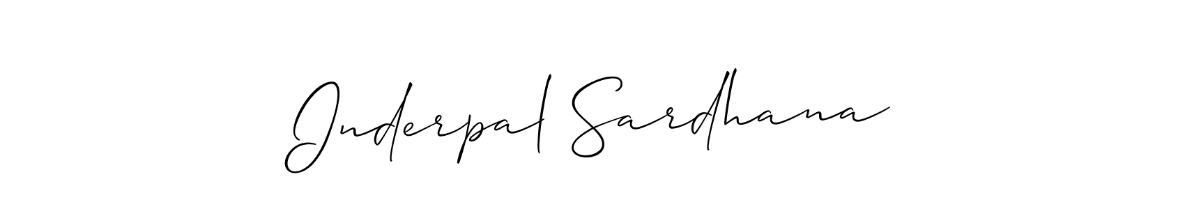 You can use this online signature creator to create a handwritten signature for the name Inderpal Sardhana. This is the best online autograph maker. Inderpal Sardhana signature style 2 images and pictures png