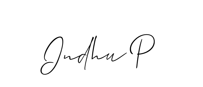 See photos of Indhu P official signature by Spectra . Check more albums & portfolios. Read reviews & check more about Allison_Script font. Indhu P signature style 2 images and pictures png