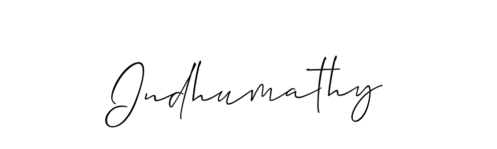Also You can easily find your signature by using the search form. We will create Indhumathy name handwritten signature images for you free of cost using Allison_Script sign style. Indhumathy signature style 2 images and pictures png