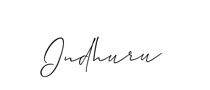 Once you've used our free online signature maker to create your best signature Allison_Script style, it's time to enjoy all of the benefits that Indhuru name signing documents. Indhuru signature style 2 images and pictures png