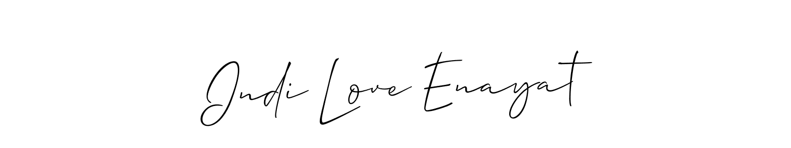 You can use this online signature creator to create a handwritten signature for the name Indi Love Enayat. This is the best online autograph maker. Indi Love Enayat signature style 2 images and pictures png